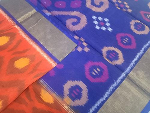 COTTON X KORA SILK TIE DYE SAREES CHINNLAPATTI